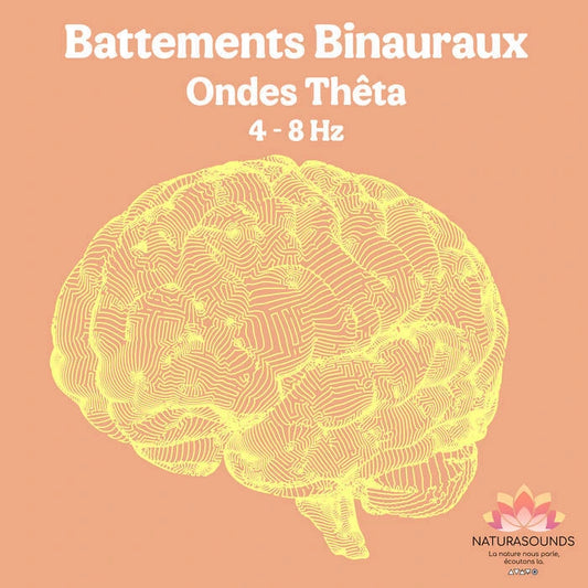 🎧 Album Battements Binauraux Ondes Thêta - 4 à 8 Hz